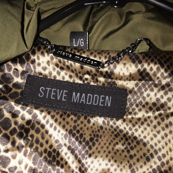 Steve Madden Women’s puffer coat - Olive / Size Lg - Picture 8 of 8